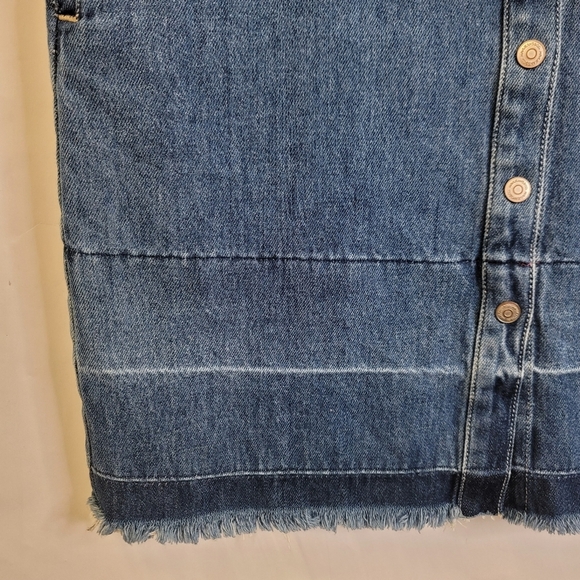 Mavi Denim shirt dress frayed edge - Picture 6 of 10